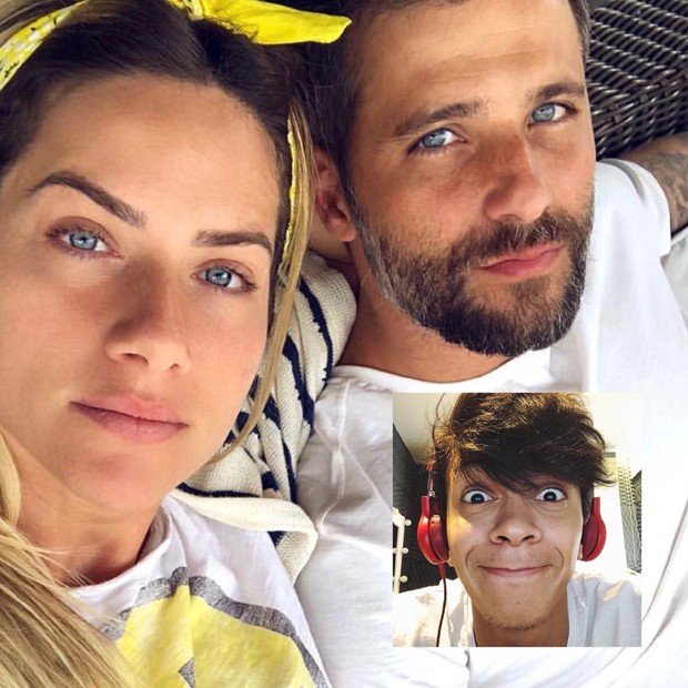   Giovanna Ewbank and Bruno Gaglibado fight for the boycott of youtuber Júlio Cocielo (height: 620 